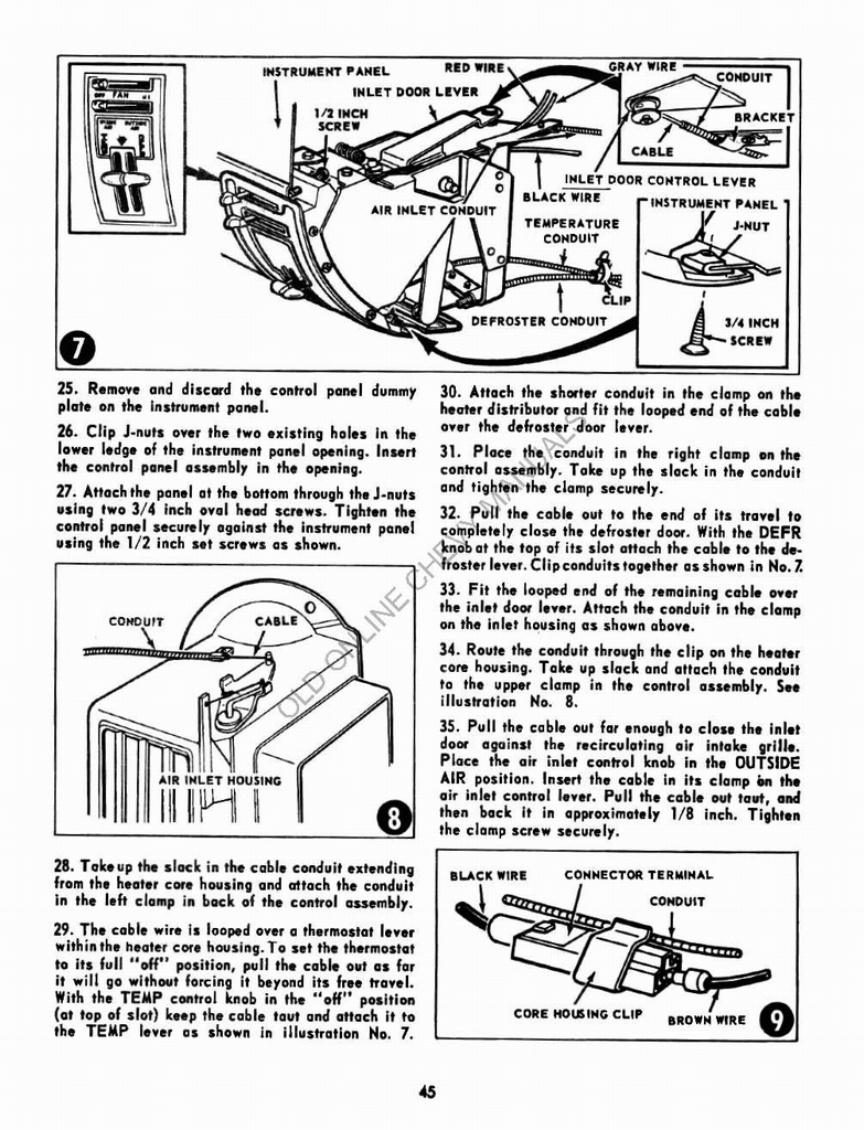1955 Chevrolet Accessories Manual Page 51